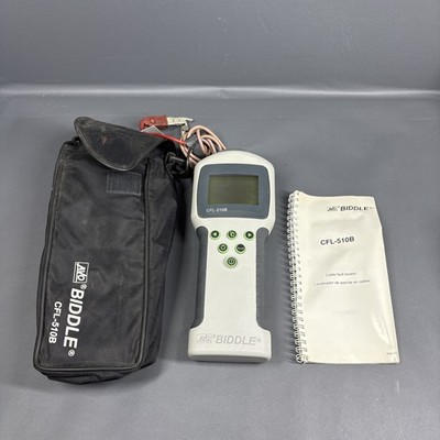 AVO BIDDLE CFL-510B Cable Fault Locator w/Probes, Manual, Case 