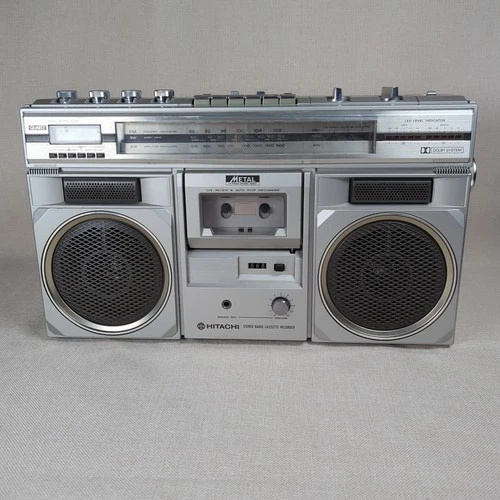 For Parts VTG Hitachi TRK-8300HC Boombox AM/FM/SW Radio Cassette Made in Japan