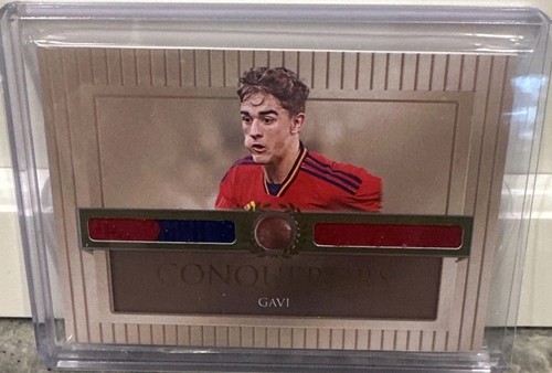 Gavi  2024 Futera Unique CONQUERORS Match-Worn Relic 01/25 Spain