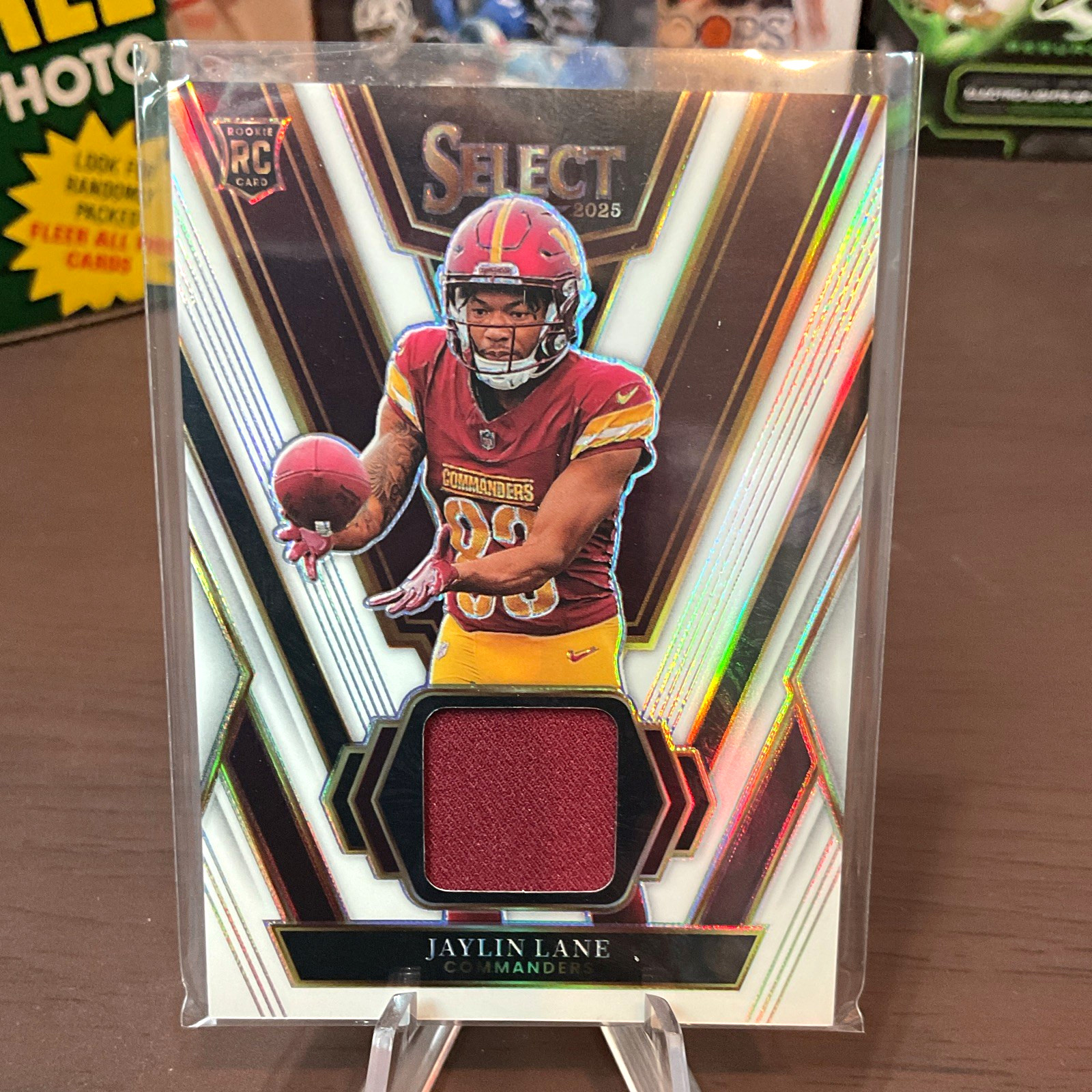Panini 2025 Select Jaylin Lane Rookie Swatches #RSW-JLE White /99