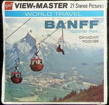 Banff National Park Alberta Canada Rockies 3d View-Master 3 Reel Packet SEALED