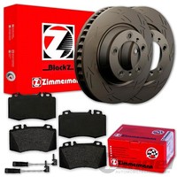 Zimmermann Sport Bremsscheiben+ BelÄGe Vorne FüR Mercedes C-KLASSE W203 SLK R171