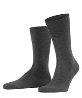 Herren Socken Falke Tiago M 41-42 Baumwolle Grau Steel Melange 3165 1 Paar