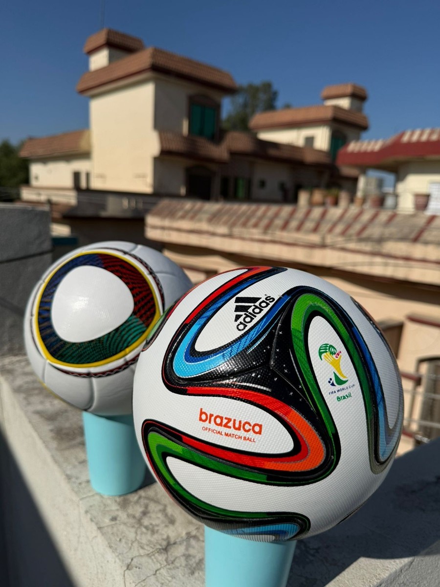 サッカーボール レプリカ Brazuca Jabulani セット Adidas Brazuca 14 & Jabulani 10 FIFA World Cup Match Soccer Ball