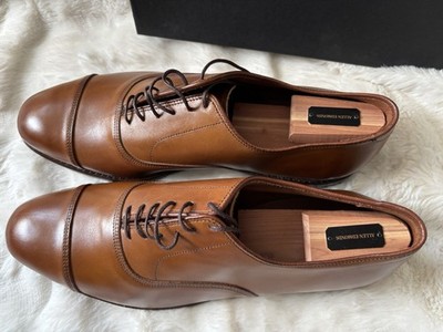 Allen Edmonds Park Avenue Walnut Leather Men 12 E New In Box With
