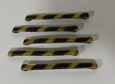 5 Goody Stay Tight Vintage Clip Hair Barrettes 3  USA Faux Tortoise Shell Stripe