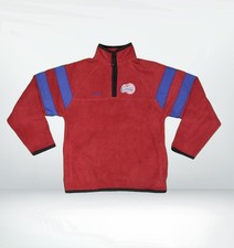 Reebok Los Angeles Clippers Quarter Zip Sweatshirt Fleece Boys Large 14-16 Red