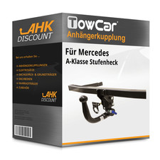 Für Mercedes A-Klasse Stufenheck 11.2018-jetzt TOWCAR Anhängerkupplung abnehmbar
