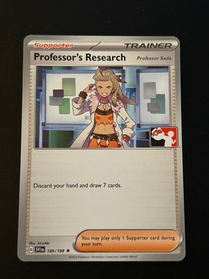Professor's Research - 189/198 Normal Rare Prize Pack Series Cards NM
