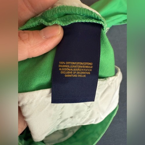 Polo Ralph Lauren Boys Green Chino Pants SZ 18 Straight Leg Pockets Cotton - Picture 5 of 9