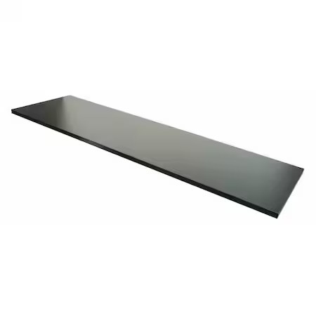 Econoco Pw/1448Bk Melamine Shelf 48"L X 14"W, Black, 4Pk