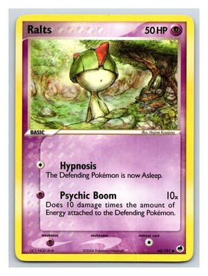Ralts Common Dragon Frontiers 60/101 LP