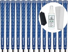 Golf Pride Tour Wrap 2G Blue Golf Grips Standard Size - Set of 13 with Grip Kit 