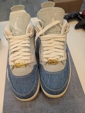 Nike Air Jordan 4 Retro Tex Shoes "Denim" Sail Gum Size 10 Free Fast Shipping