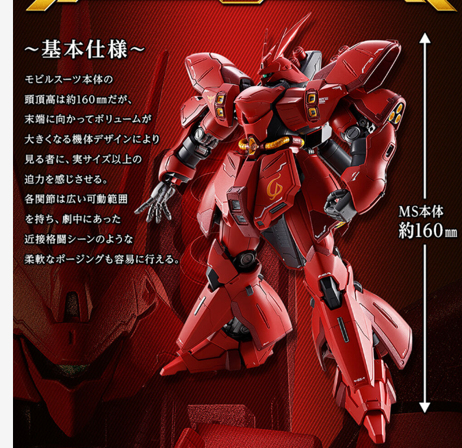 ロボット GUNDAM STANDart SAZABI LLIC Ver. Bandai METAL ROBOT Spirits SIDE MS Sazabi figure Gundam: Char