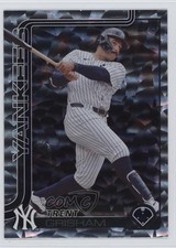 2025 Topps Series 2 Silver Cracked Foilboard Trent Grisham #666 1ng7