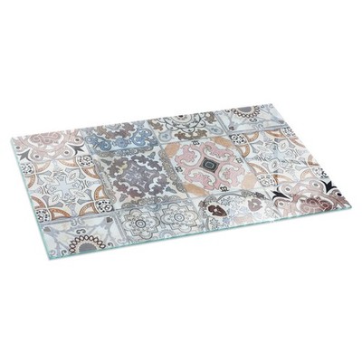 Glas Schutzplatte Kaminofen Mit Hitzeschutz Mosaikdesign in Fliesen 100x50 cm