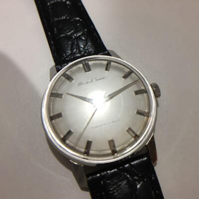 時計 SEIKO CROWN 21 JEWELS J15011 MANUAL Seiko Crown J15011 Vintage 21jewels Silver Round Manual