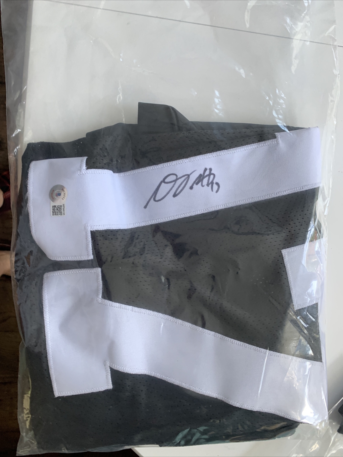 Devante Adams Autographed Signed Los Angeles Raiders Davante Adams Jersey - Black - Beckett Authenticated 