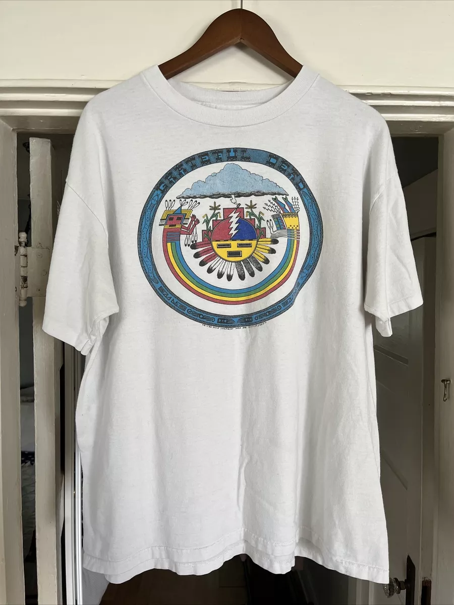 Vintage 80s Red Rocks Grateful Dead T shirt David Lundquist XL single stitch