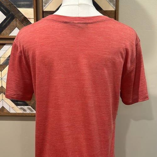 Icebreaker Nature Dye Drayden Short Sleeve Pocket Crew Madder Root S *As-Is* - Picture 4 of 7