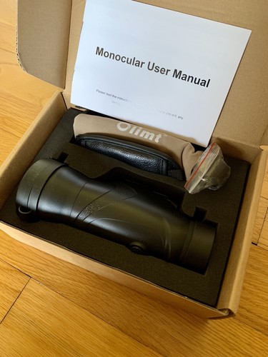 Olimt 12.6x50 Handheld Monocular ED Lenses, 18mm BAK4 Prisms, Phase Coating - Picture 10 of 23