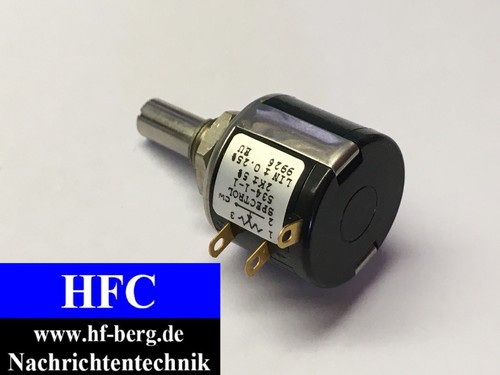 1 Stück Präzisions Potentiometer Poti 2 KOhm / 2 W / Spectrol (M7661) - Picture 3 of 11