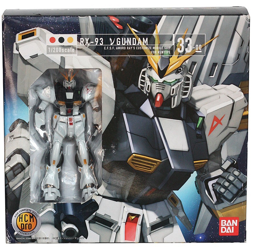 Gundam HCM Pro RX-93 Nu Gundam E.F.S.F. Amuro Ray Action