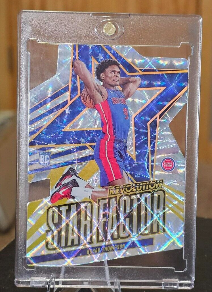 2023-24 Panini Revolution AUSAR THOMPSON Star Factor Die-Cut SSP Insert #7 RC