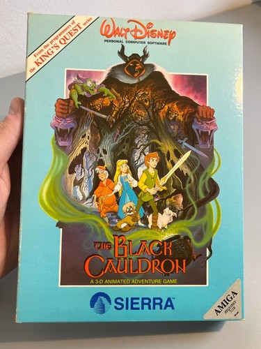 The Black Cauldron - Walt Disney -Amiga Spiel - Big Box OVP Diskette Manuals rar - Bild 2 von 22