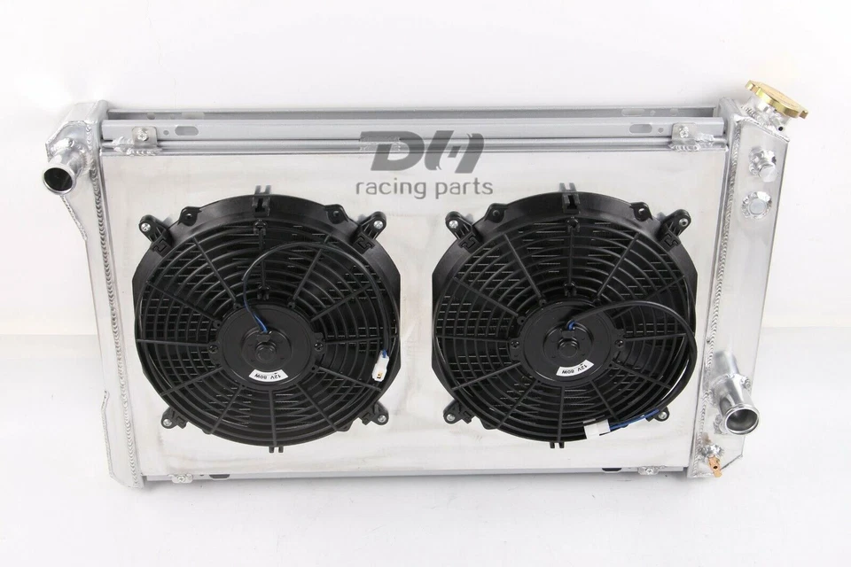 Ventilador de cubierta de radiador de aluminio de 3 filas apto para Chevy Camaro Pontiac Firebird 82-92 #951 Foto 3 de 4