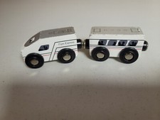 Wooden Railway Flyer Express Passenger Coach Car Train Good Condition   ok