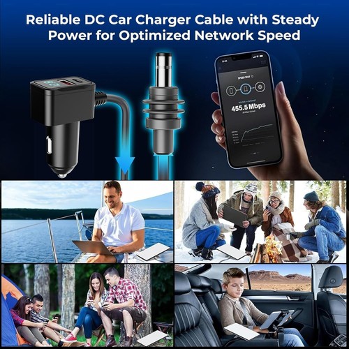 3 in 1 Starlink Mini Cable 10FT, Nolansend Starlink Mini Car Charger DC Power - 第 5/7 張圖片