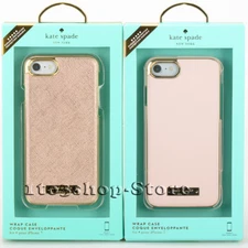 Kate Spade iPhone SE 2022 2020 iPhone 7 iPhone 8 Saffiano Leather Wrap Case