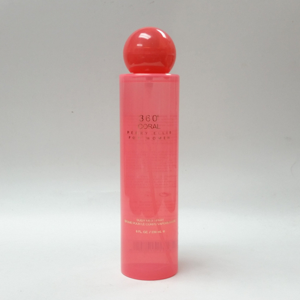 360 Coral by Perry Ellis for Women Body Mist Spray fl oz