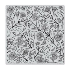 Hero Arts "EUCALYPTUS" Background Cling Bold Prints Stamp 6"x6" 2020