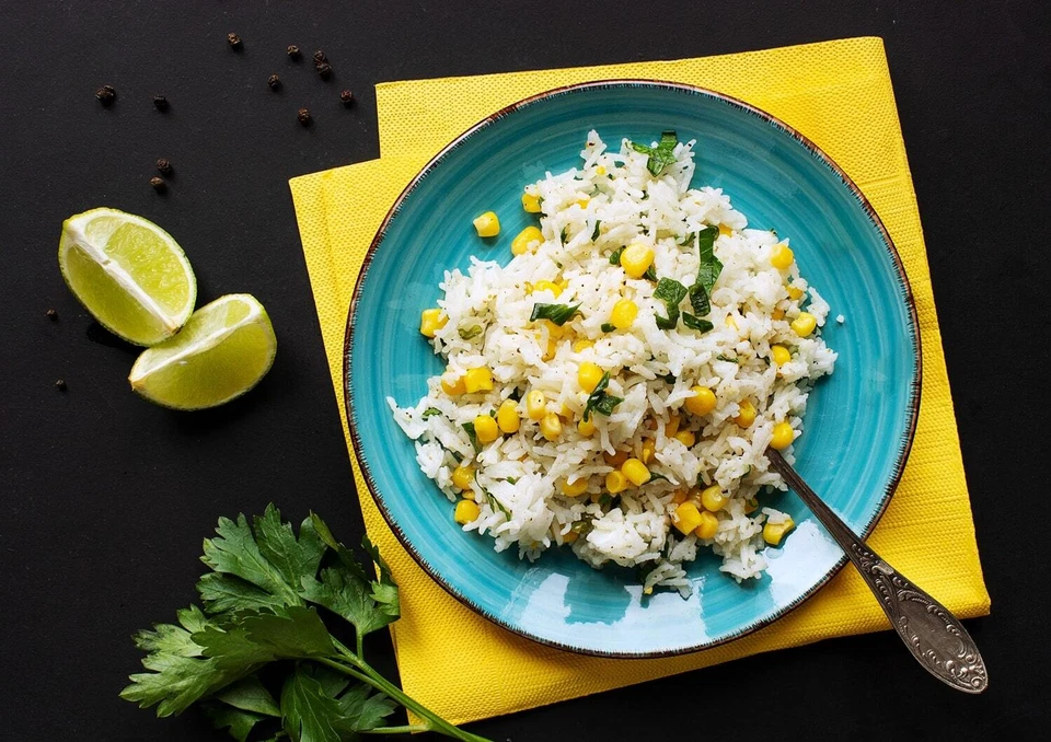 Arroz blanco Basmati orgánico — sin OGM, crudo, sin irradiar, kosher, vegano, a granel Foto 4 de 4
