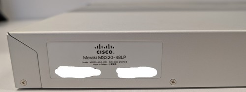 Cisco Meraki MS320-48LP-HW 48-Port Managed Rack Mountable PoE Switch - UNCLAIMED - Picture 4 of 4