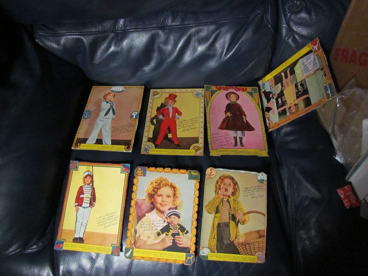 1930's Shirley Temple WHEATIES Box Premium Set of 12 | eBay
