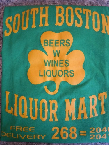 T-shirt Screen Stars Whitey Bulger South Boston Liquor Mart "SOUTHIE" XL 20,5 X 24 - Foto 3 di 4