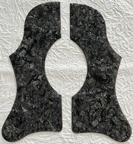 New Great-For Gibson J45 & J50 Guitar Self Adhesive Pickguard Crystal Black
