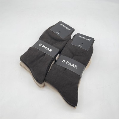 GAWILO Socken aus 100% Baumwolle (10 Paar) | Ohne drückende Naht, mit venenfreun