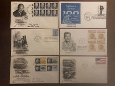 LOT OF 25 1957-1986 FIRST DAY ISSUE STAMP ENVELOPES - EISENHOWER (7)