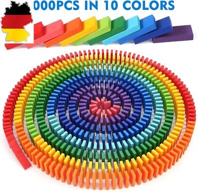 480/1080 teilig Domino Steine aus Holz Domino Grand Edition Set+Tasche Geschenke