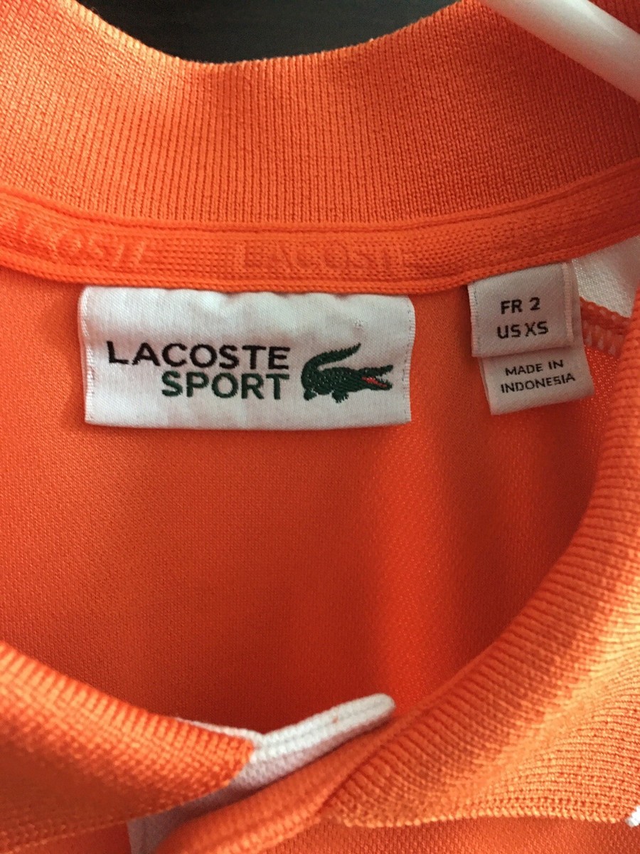 TENNIS LACOSTE SPORT POLO - Sz XS - MIAMI TENNIS OPEN ITAU-BACK