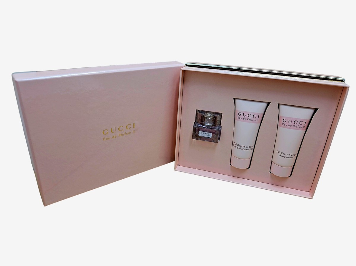 Gucci Eau de Parfum ii Women Mini Perfume Shower Gel+ Body