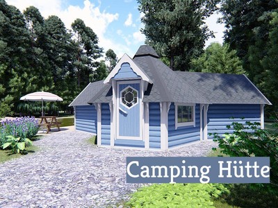 Camping Hutte Pavillon Gartenhaus Blockhaus Geratehaus Holz 45mm 383869 Ebay