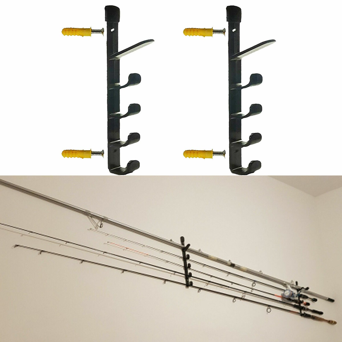 Fishing Rod Ceiling Rack Shelly Lighting