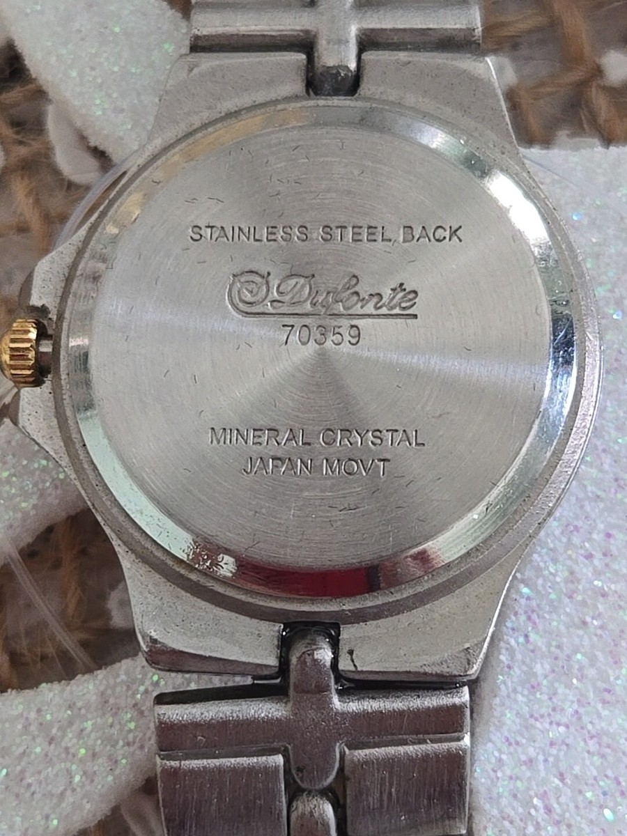 Vintage Dufonte Lucien Piccard Ladies Two Tone Watch  display picture 1