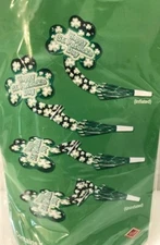 Vtg NIP Beistle Pkg of 4 Shamrock Musical Blo-Loons Balloons St. Patrick's Day